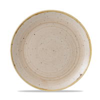 16.5cm Stonecast Nutmeg Cream Coupe Plate